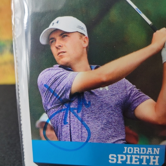 Jordan Spieth Autographed Rookie Card - Picture 3 of 5